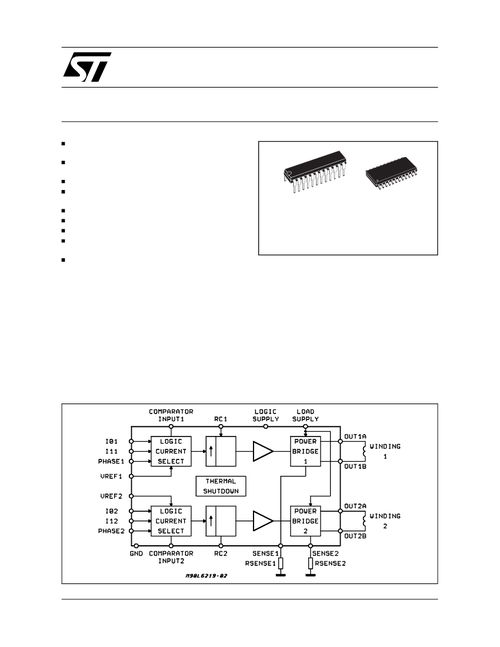 L6219 一款經(jīng)典的步進電機驅(qū)動IC及其在電子元器件設(shè)計中的應(yīng)用